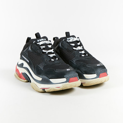 Products Balenciaga Triple S Sneaker Black and Red