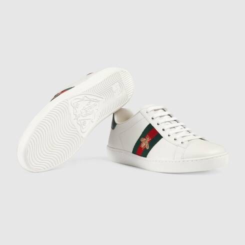 Products Gucci Ace Embroidered Sneaker White 