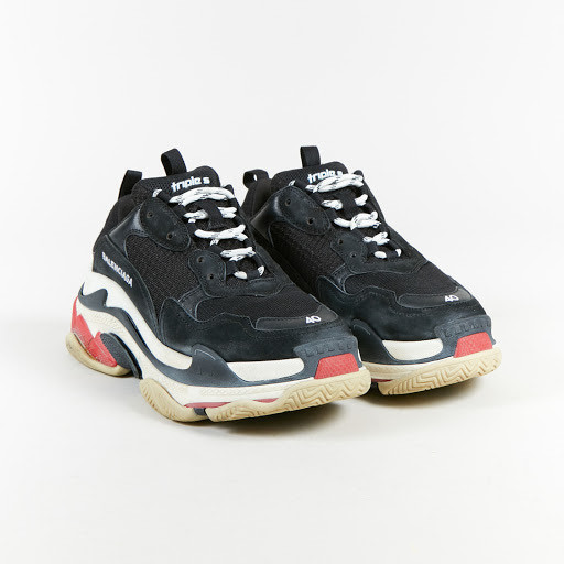 Producto Balenciaga Triple S Sneaker Black and Red