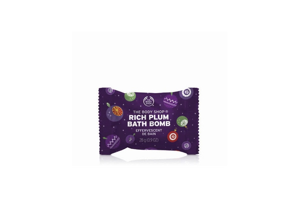 The Body Shop • Rich Plum Bath Bomb