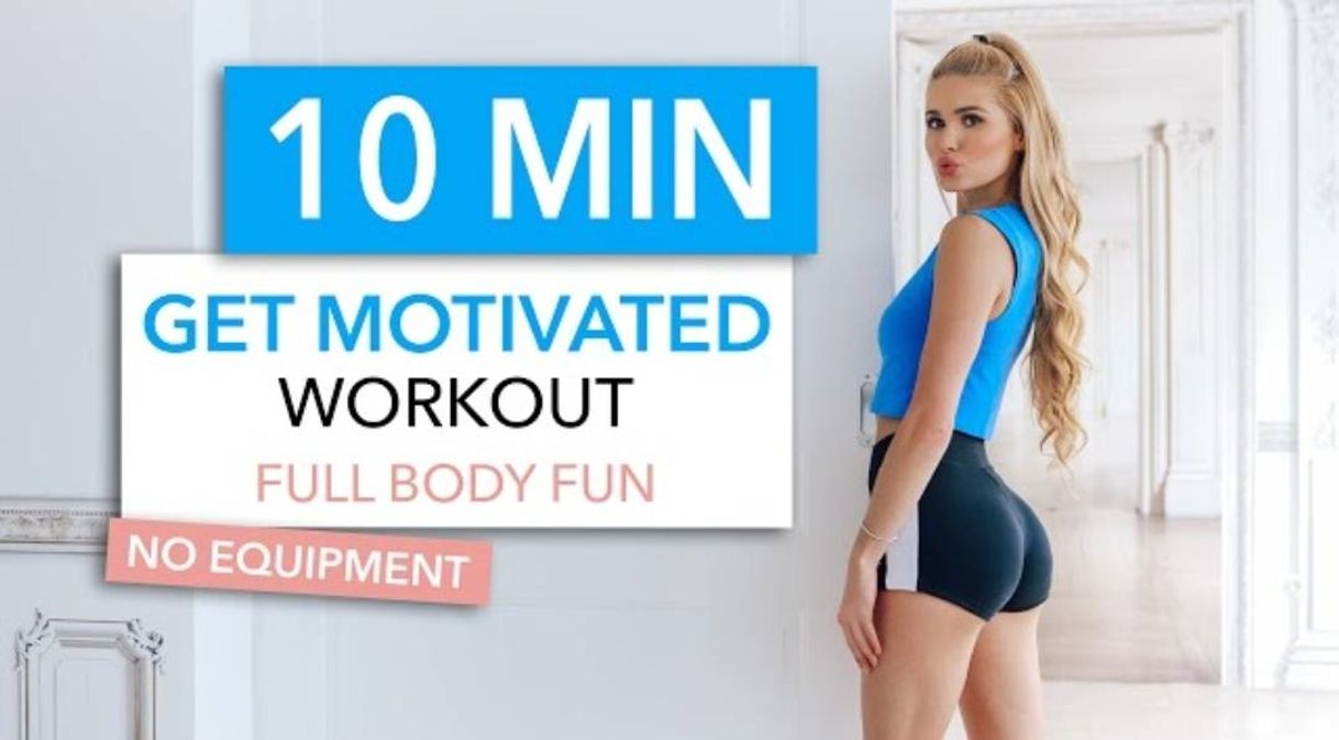 Fashion 10 MIN GET MOTIVATED WORKOUT / fun routine to get your booty ...