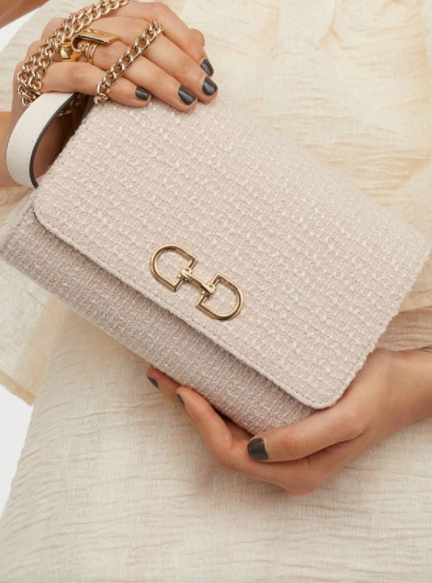 Social Clutch bege claro