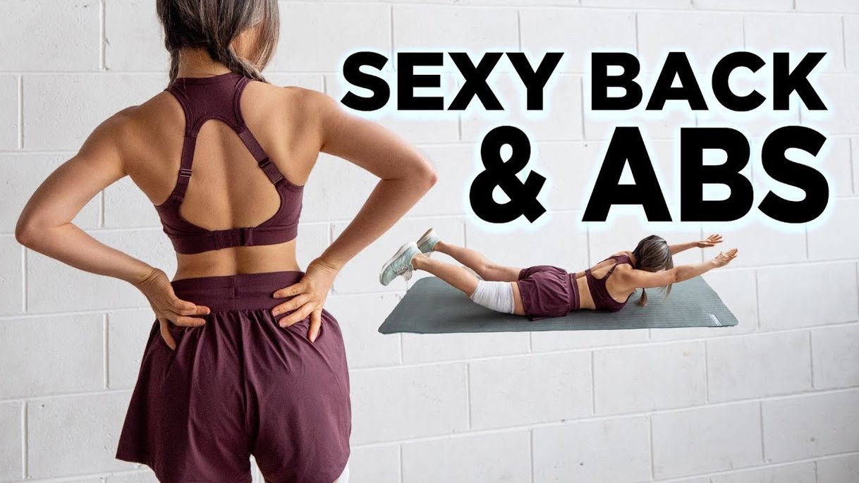 Social Sexy Back & Abs Workout | 10 Mins (No Equipment) - YouTube