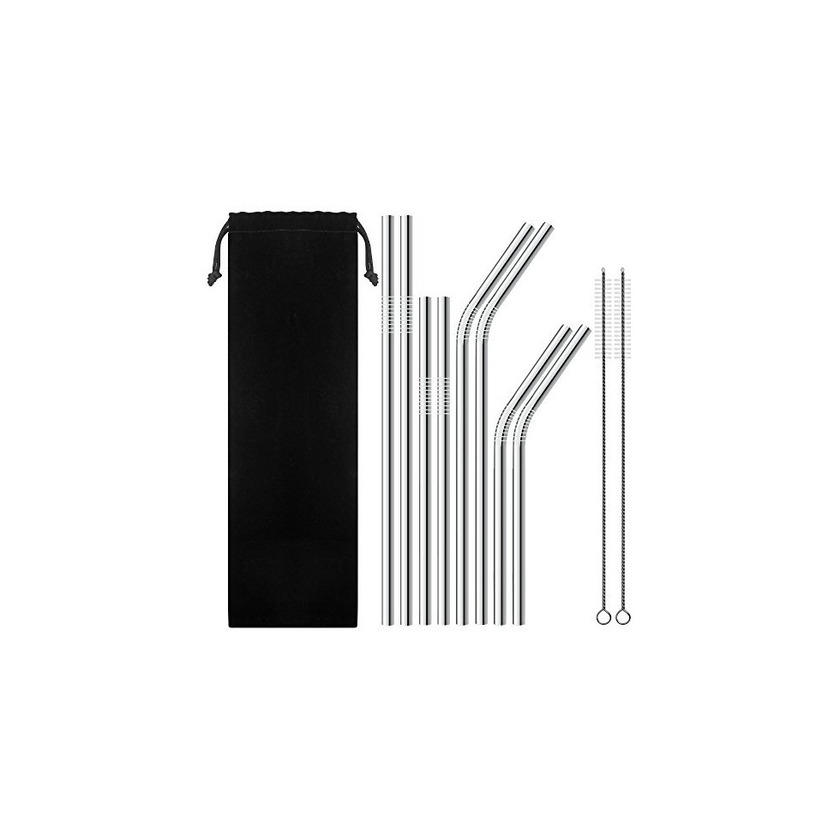 Social Senhai Set de 8 Pajas de Acero Inoxidable Para 30oz Tazas Vasos