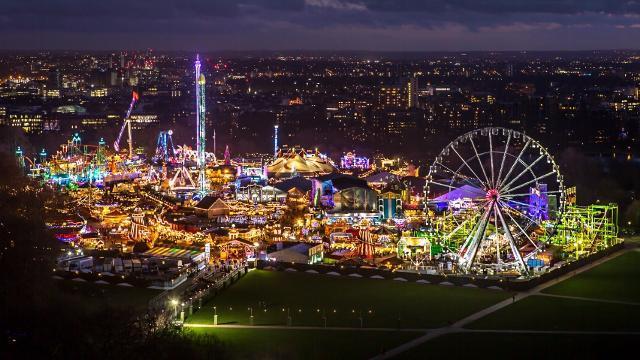 Fashion Hyde Park Winter Wonderland. London's Christmas 