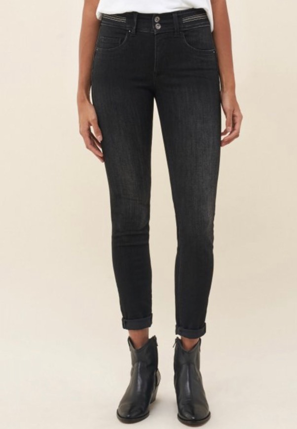 Product Jeans Push In Secret skinny com brilhos no cinto