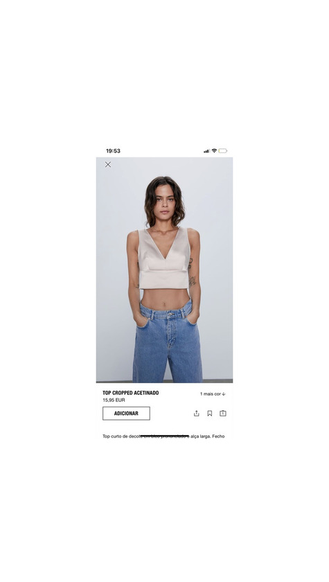 Product Crop Top Zara