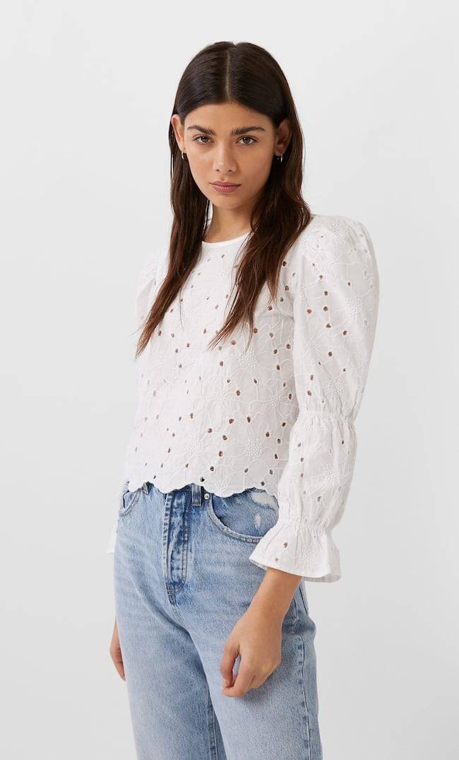 Social Blusa Stradivarius