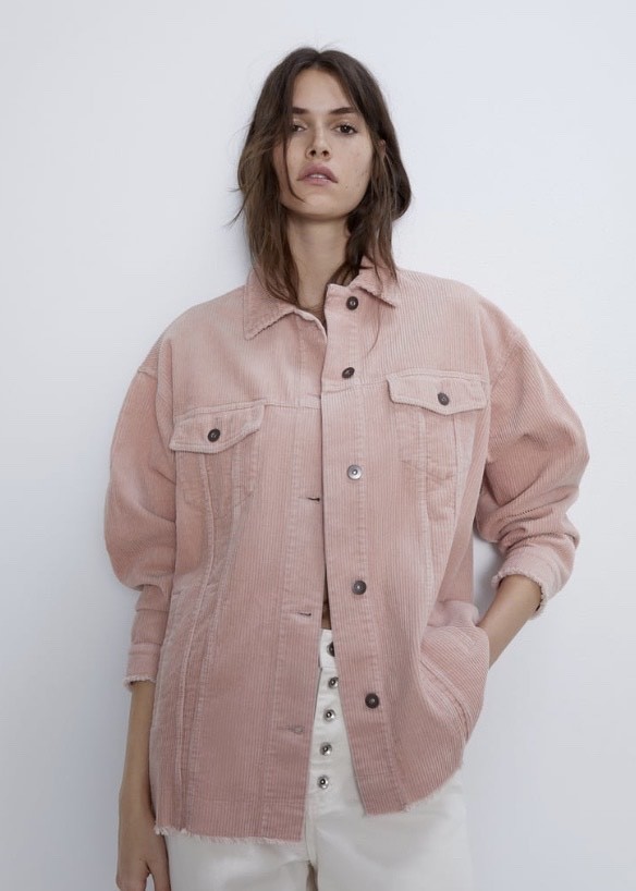 Social Blusão Oversized de Bombazina Zara