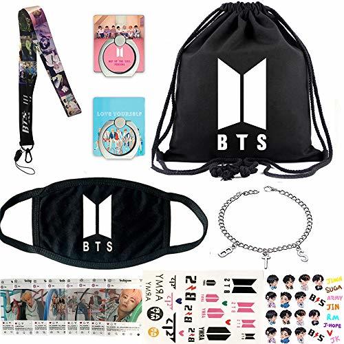 Social ReNice Big BTS Gifts Set for Army - 1 BTS Drawstring Bag