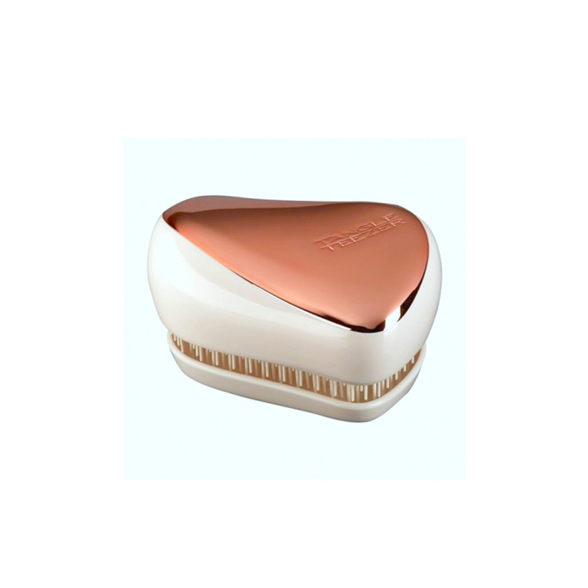 Belleza Tangle Teezer - Cepillo desenredar Compact Styler Rose Gold Cream