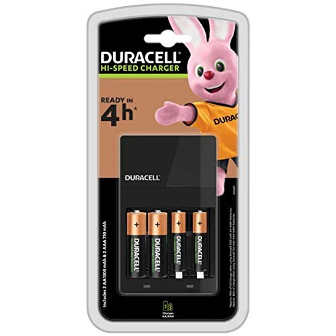 Producto Duracell Cargador de pilas en 4 horas