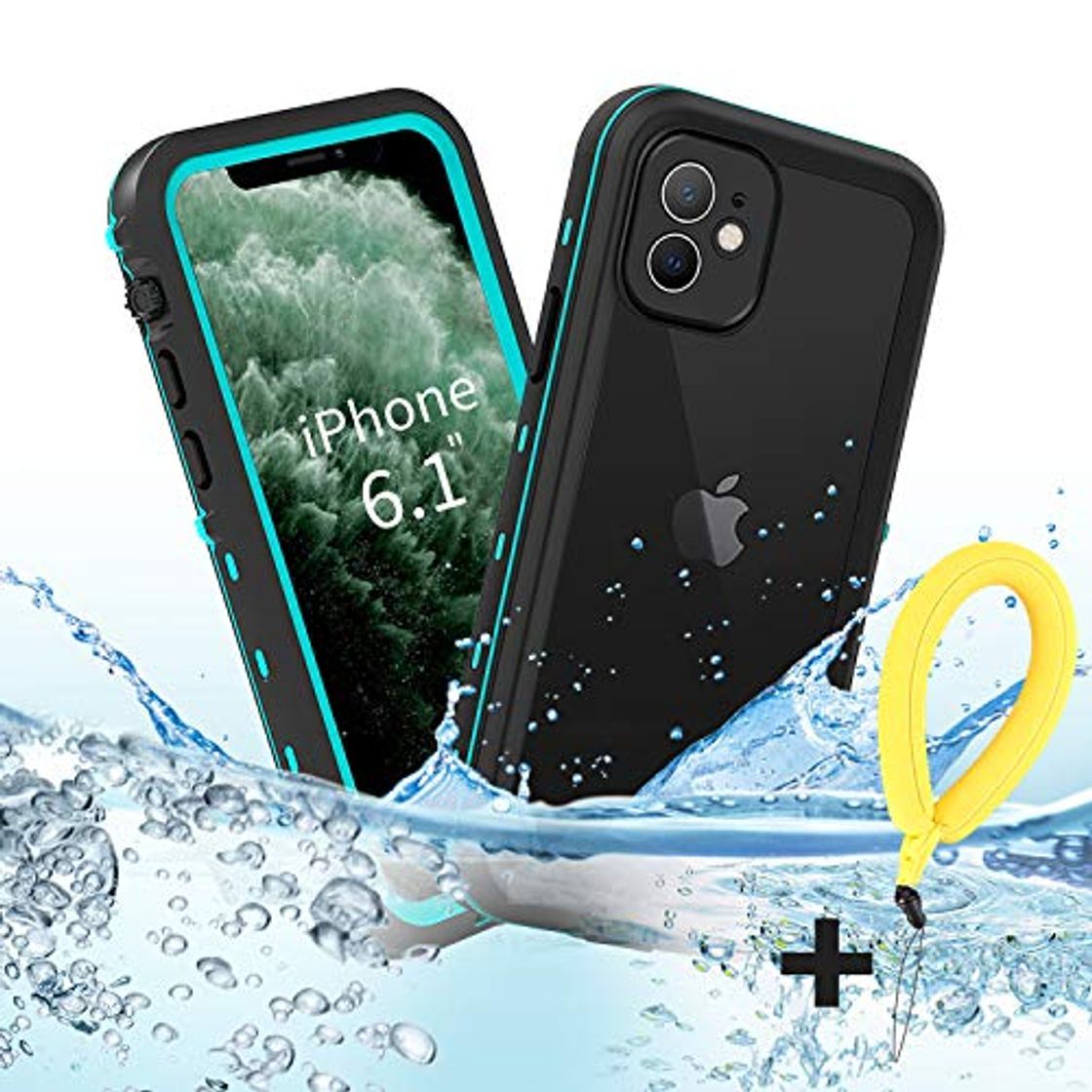 Product BDIG Funda iPhone 11 Impermeable, [Anti-rasguños][Protección de 360 Grados],Case Protectora con Protector