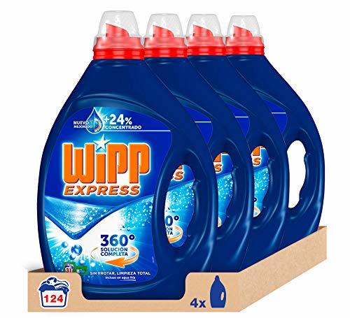 Place WiPP Express Detergente Liquido, 31 Dosis, Paquete de 4