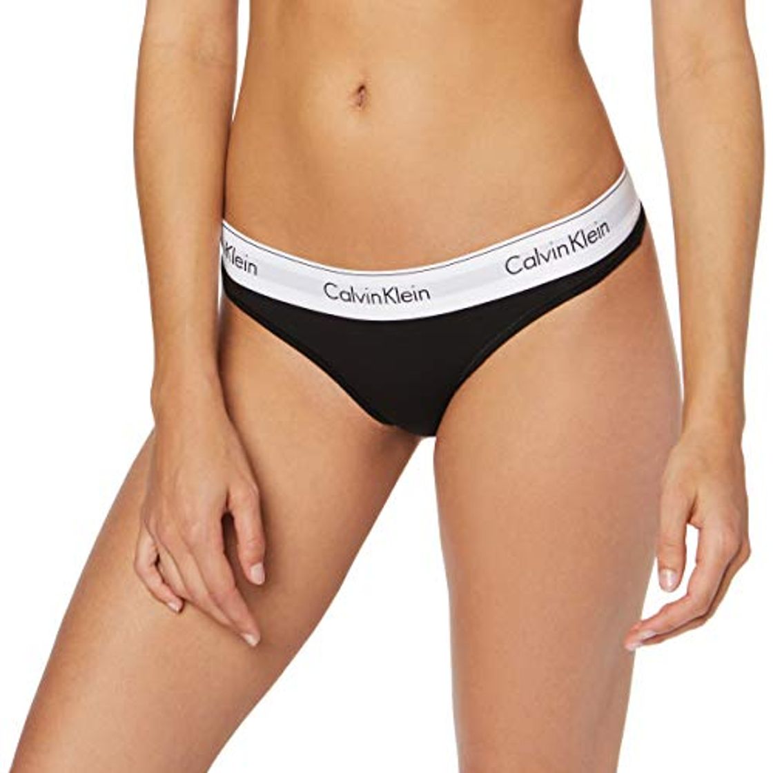 Product Calvin Klein Damen String Modern Cotton, sportlicher Slip aus weichem Baumwoll-Mix, mit