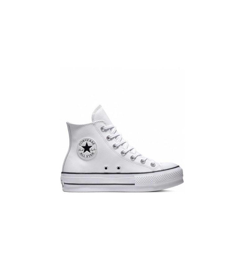 Social Converse Chuck Taylor CTAS Lift Hi, Zapatillas para Mujer, Blanco