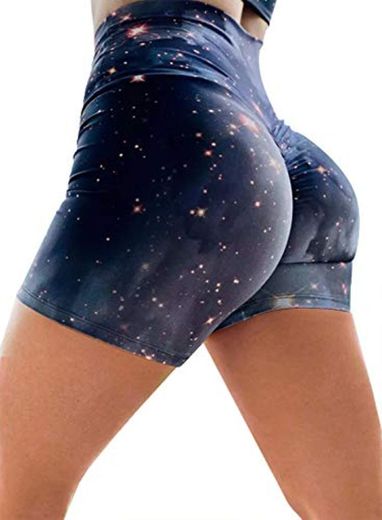 Dokotoo Pantalones cortos de yoga para mujer