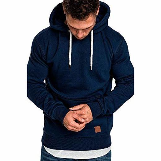 riou ¡Oferta Sudaderas con Capucha para Hombre Cosy Chaqueta Deportiva Sudadera con