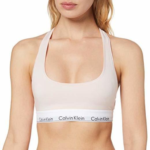 Calvin Klein Sujetador Estilo Bralette, Rosa