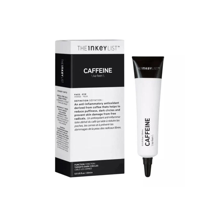 Productos The Inkey list Caffeine Contorno de olhos 