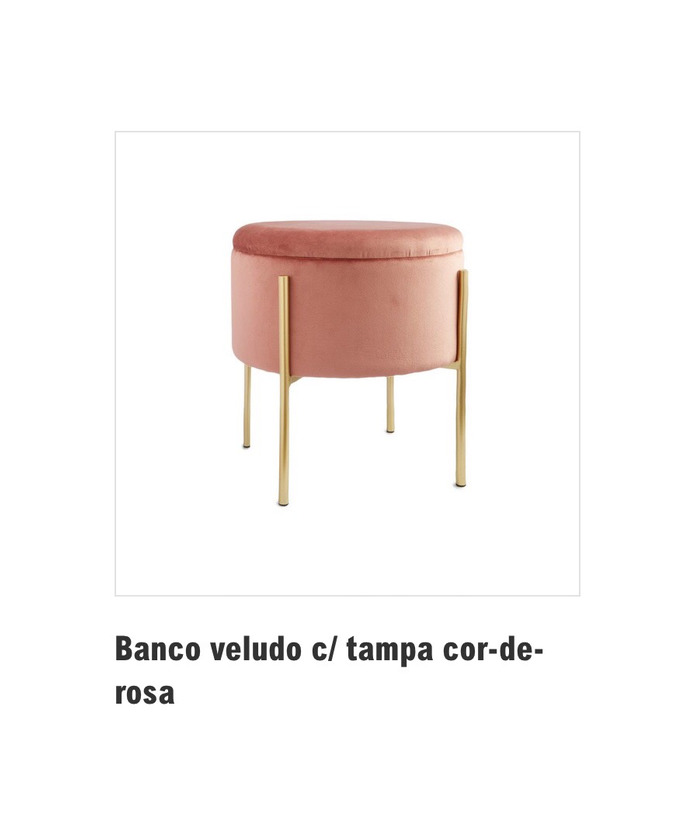 Producto Banco cor de rosa 