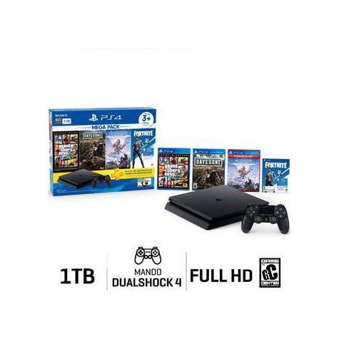 Consola PS4 Slim 1TB Mega Pack