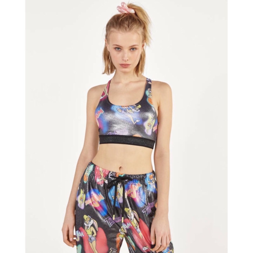 Fashion Top desportivo Space Jam x Bershka
