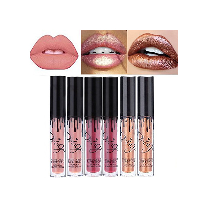 Belleza Hosaire 6 pcs Set of 3 Colors Madly MATTE Lipgloss Bold Vivid