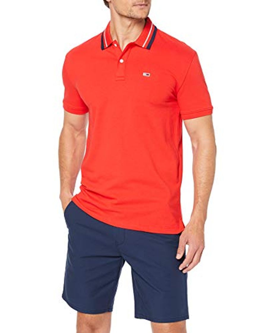 Moda Tommy Hilfiger TJM Tommy Classics Solid Polo, Rojo