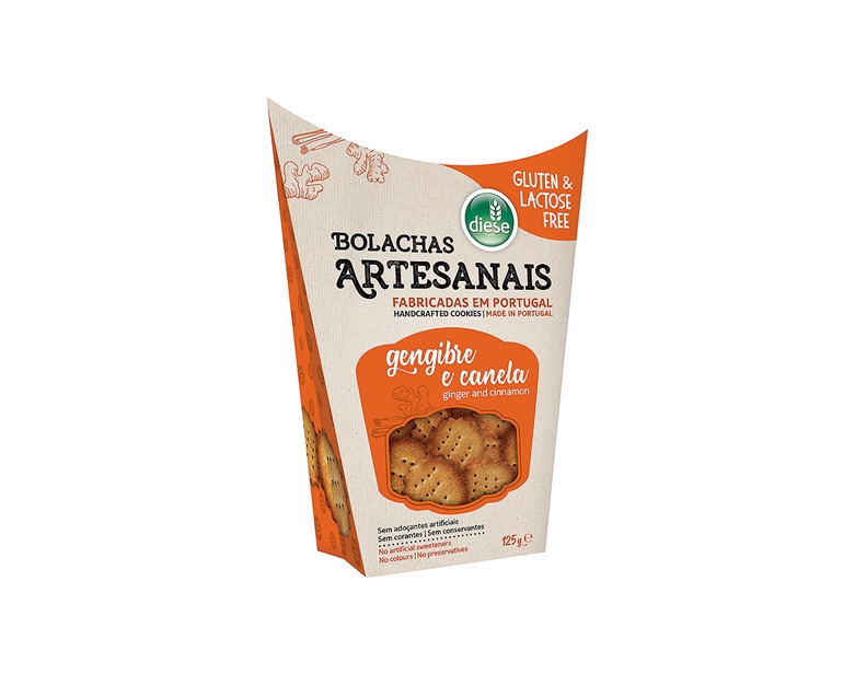 Product Bolachas Artesanais Diese Gengibre&Canela S/Gluten