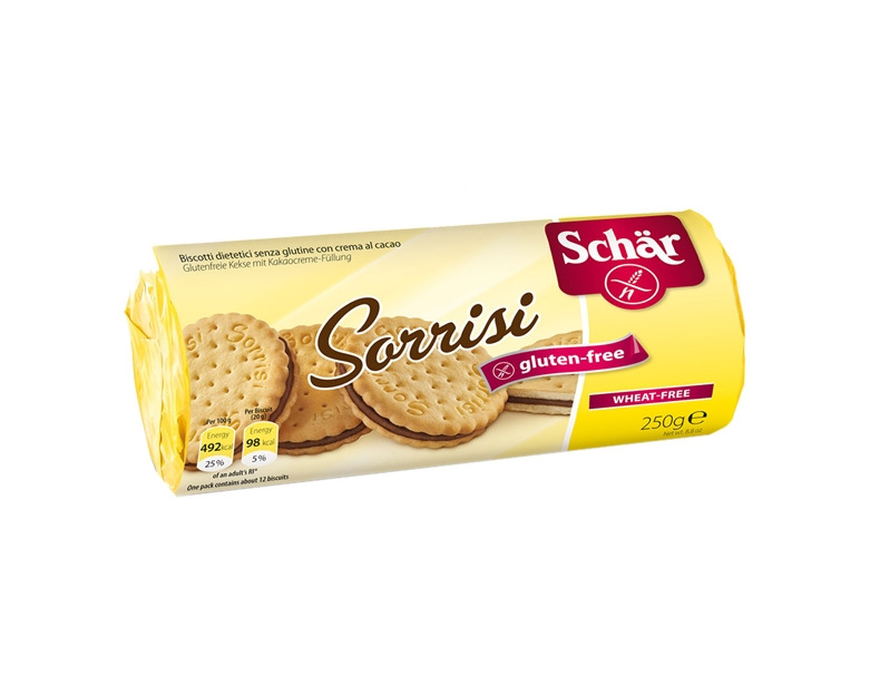 Product Bolacha Sorrisi Schar Recheio Cacau S/Gluten
SCHAR