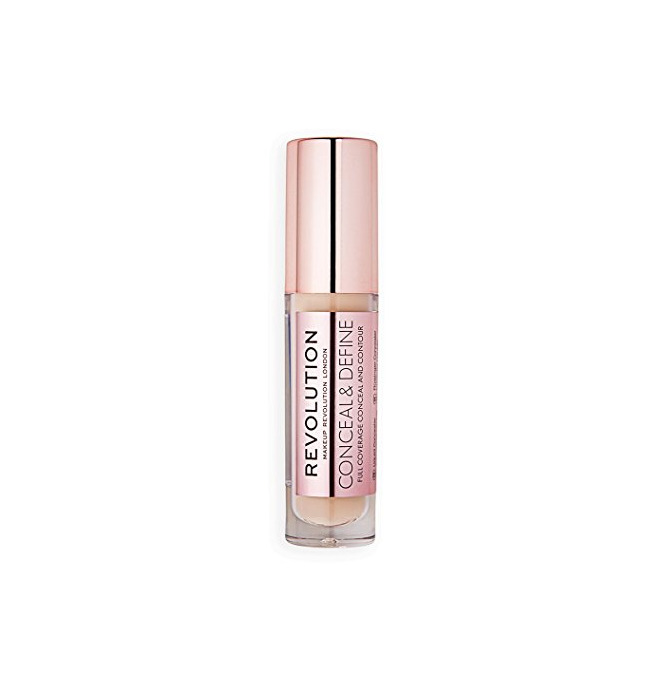 Beauty Makeup Revolution Conceal & Define Concealer C6 Korektor w plynie 3