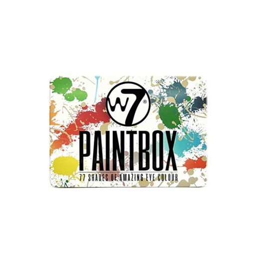 W7 Paint Box Paleta de 77 Sombras de Ojos