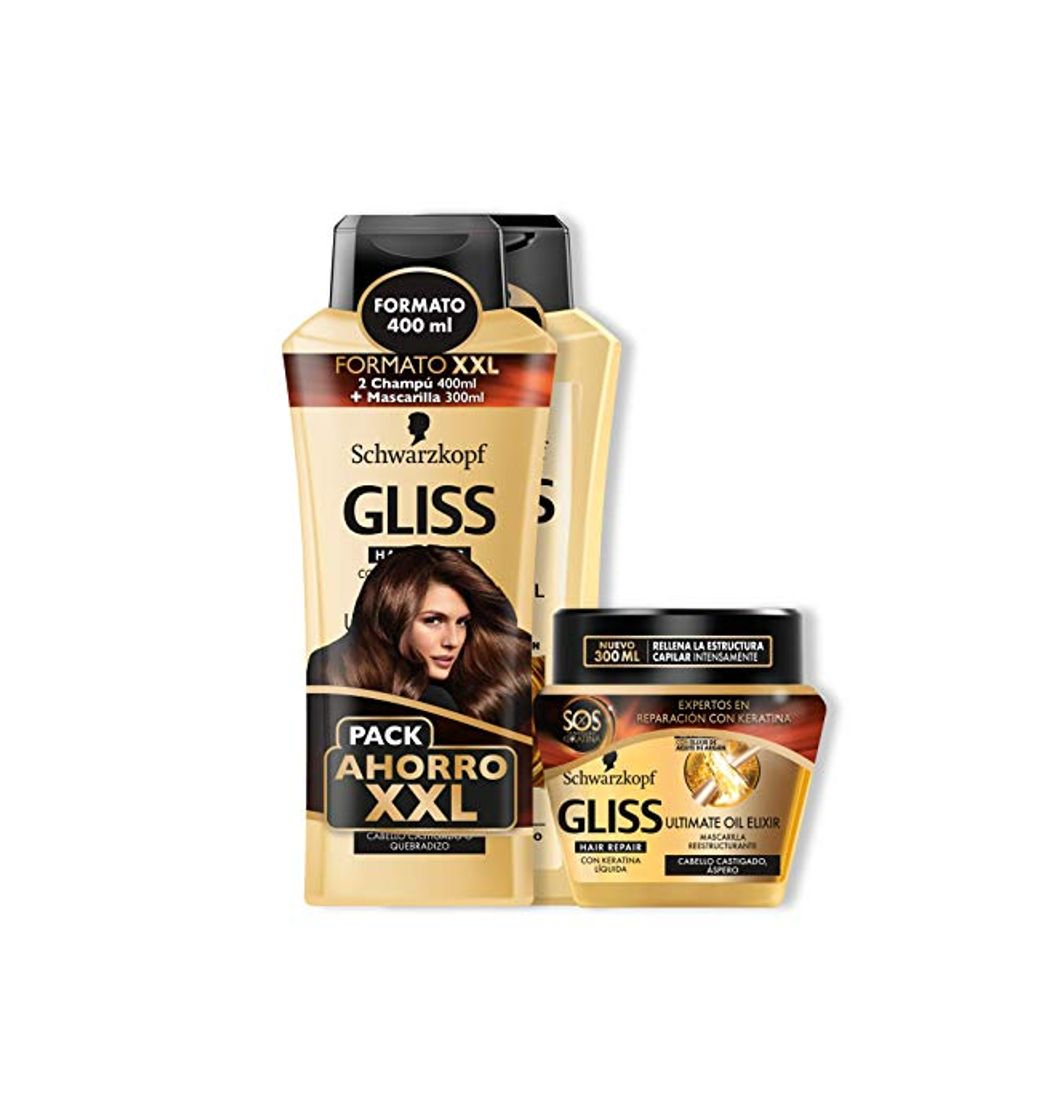 Productos Gliss - 2 Champús 400 ml