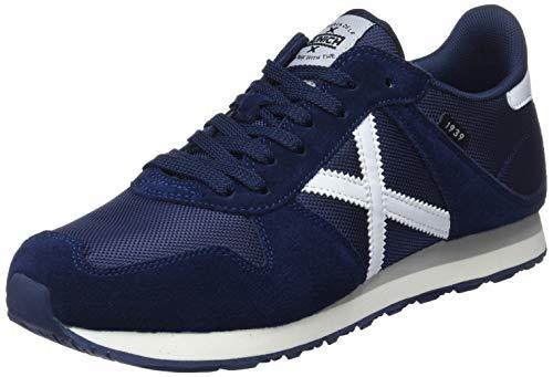 Fashion Munich Massana, Zapatillas de Deporte para Hombre, Azul