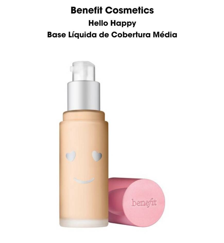 Moda Benefit Cosmetics - Hello Happy - Base Líquida 