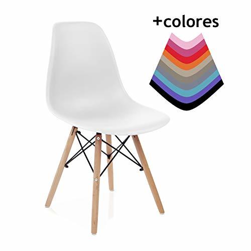 Home duehome - Nordik - Silla de Comedor, Salon, Cocina o Escritorio, Patas