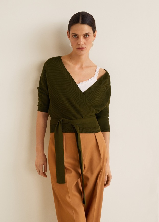 Social Cardigan com laço