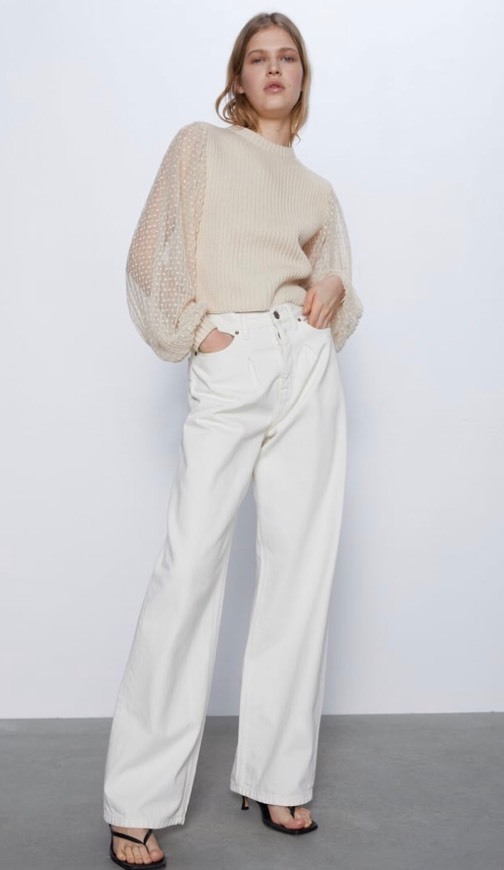 Social Sweater combinada de malha