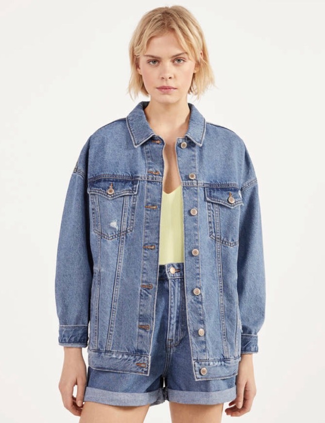 Social Blusão ganga oversize