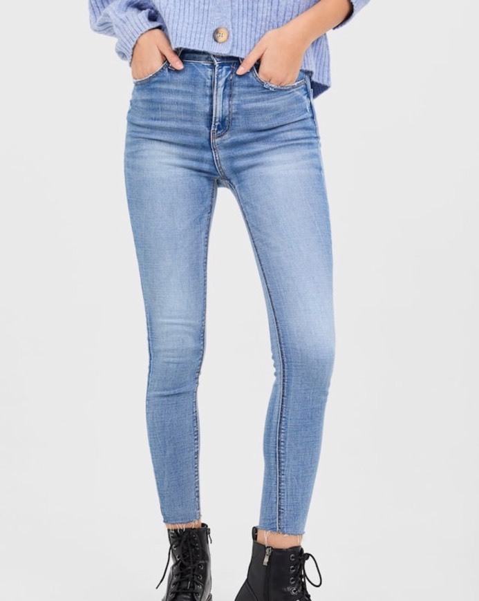 Fashion Jeans Cintura Subida 