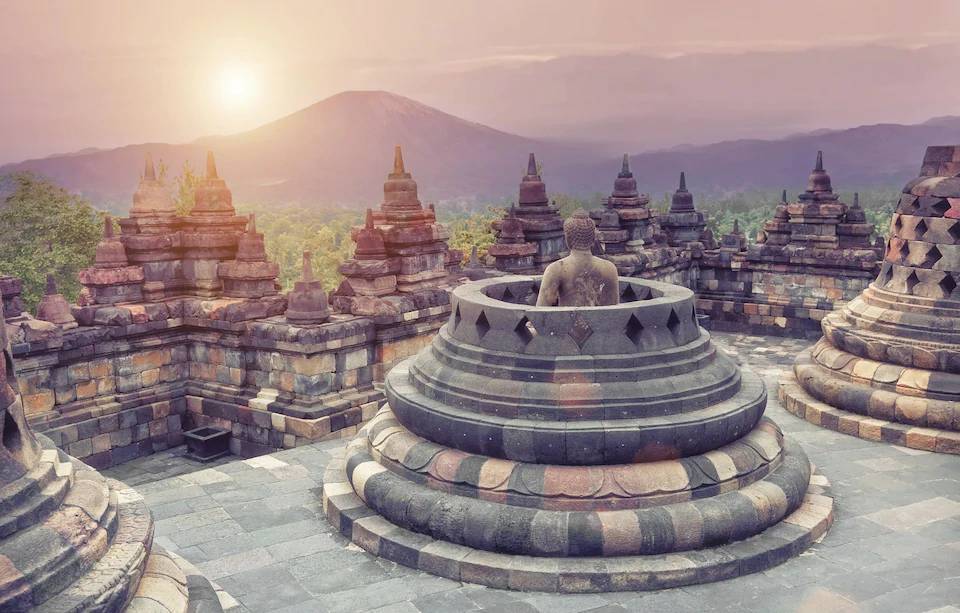 Social Borobudur, Java – Indonésia

