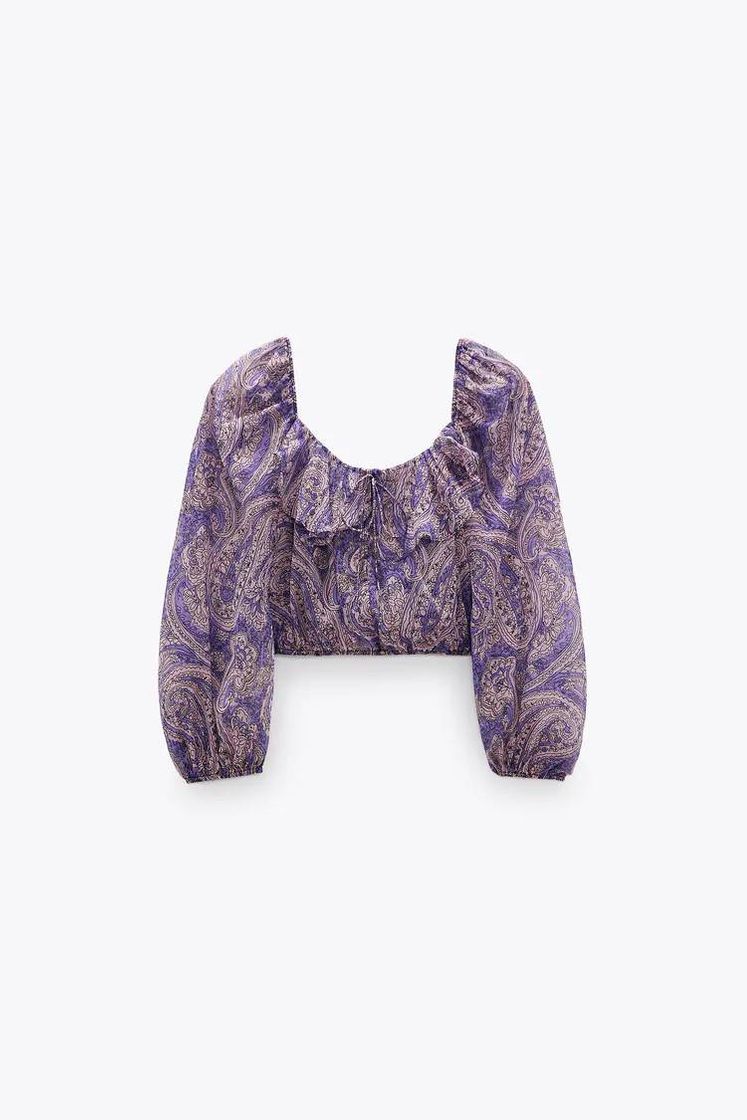 Social BLUSA CROPPED ESTAMPA