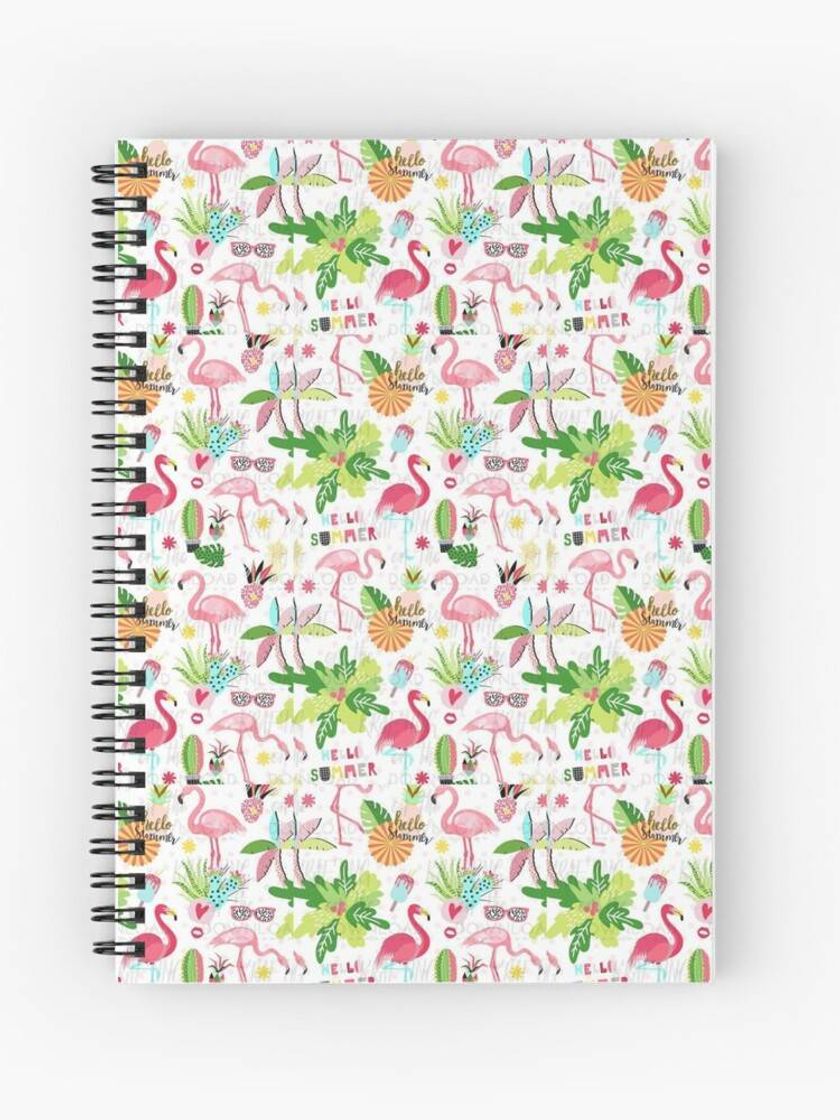 Moda Flamingo Spiral Notebook

