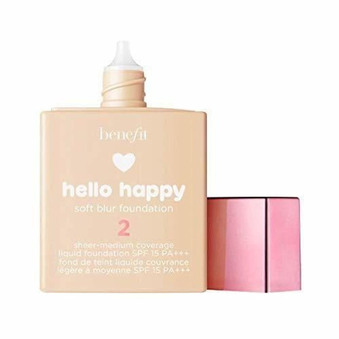 Social Benefit Hello Happy Soft Blur Foundation Spf15#2-Light Brown 30 ml