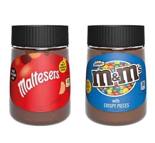 Crema para untar con sabor a avellana y chocolate de M&M con