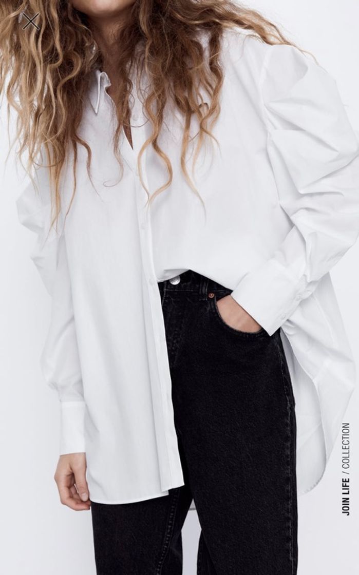 Moda OVERSIZE POPLIN SHIRT