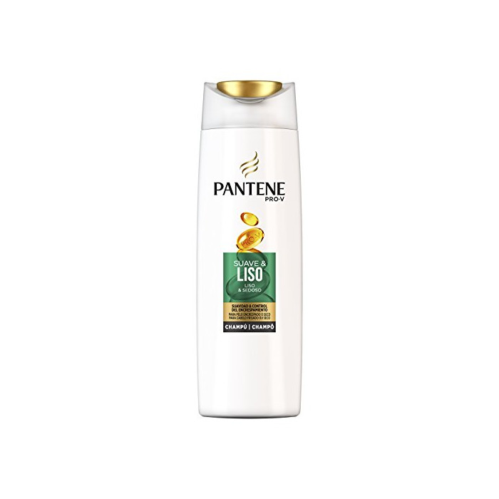 Product Pantene Pro-V Suave y Liso Champú para el Cabello Encrespado o Seco