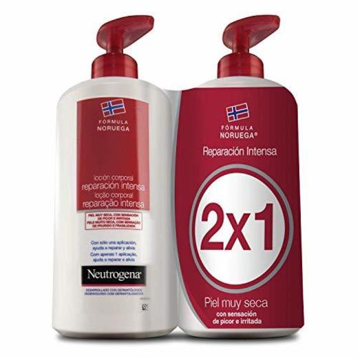 Neutrogena Loción Corporal Reparación Intensa - Pack de 2 x 750 ml