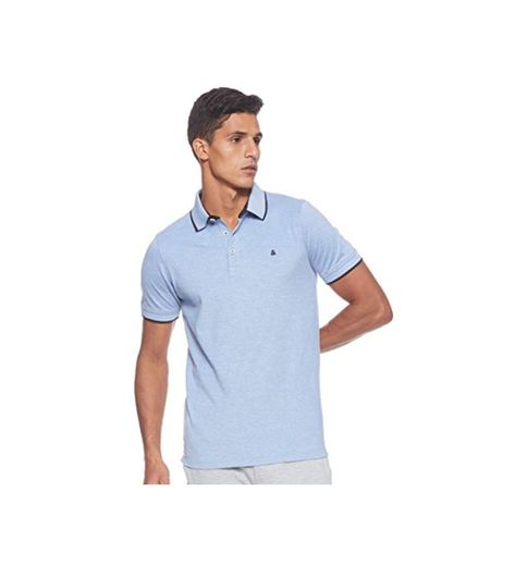 Jack & Jones Jjepaulos Polo SS Noos, Azul